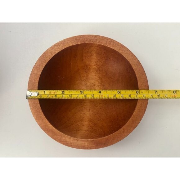 BARIBOCRAFT Canada Wooden Salad Bowls Vintage Set of 5 Hand Turned MCM New 6.5" - Picture 4 of 5